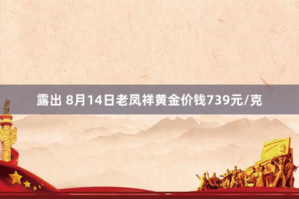 露出 8月14日老凤祥黄金价钱739元/克