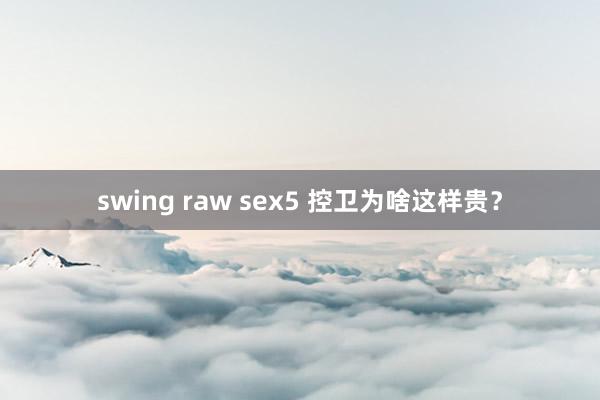 swing raw sex5 控卫为啥这样贵？