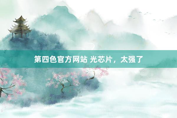 第四色官方网站 光芯片，太强了