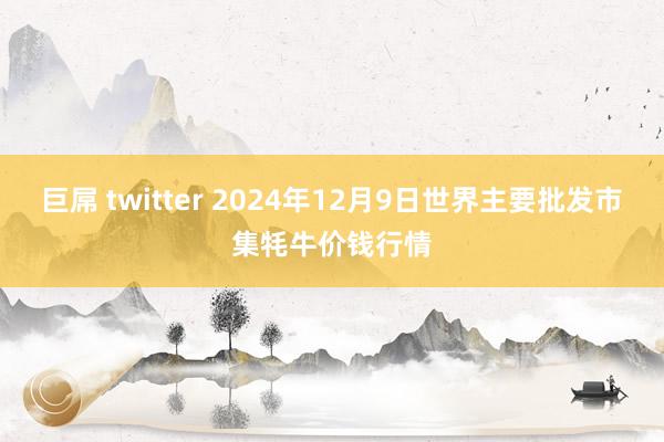 巨屌 twitter 2024年12月9日世界主要批发市集牦牛价钱行情