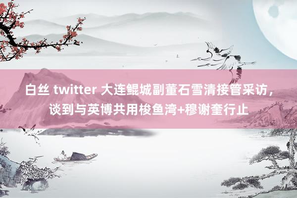 白丝 twitter 大连鲲城副董石雪清接管采访，谈到与英博共用梭鱼湾+穆谢奎行止